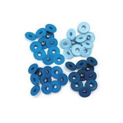 Eyelets Wide Azul