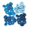 Eyelets Wide Azul