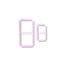 Duo de reglitas para post-it