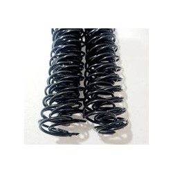 Espirales de plástico Combo de 50 tiras Negro 1"