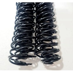 Espirales de plástico Combo de 50 tiras Negro 1"