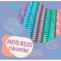 Espirales De Plástico Paso 2:1 De 1 1/4 O 1.25mm 10 Tiras