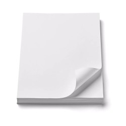 Hojas blancas de 90 gr, 500 hojas tamaño 1/4 carta