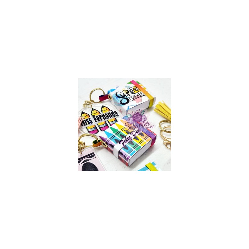 Kit de block con llaveros