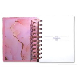 Interior de agenda ejecutiva 2025 1/4 de carta