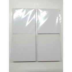 Interior para 4 libretas de 1/8 Oficio "Blancas"