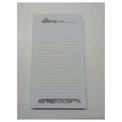 Interior para libretas de 1/4 o cuarto de Oficio "Raya decora"