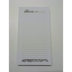 Interior para libretas de 1/4 o cuarto de Oficio "Raya decora"