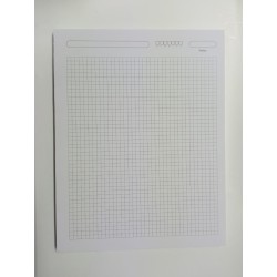 Interior para libretas de tamaño carta tipo "Cuadro chico"