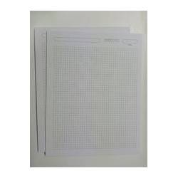 Interior para libretas de tamaño carta tipo "Cuadro chico"