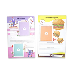 (3X2)  Interior "100 citas juntos" 54 hojas o 108 páginas