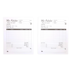 (3X2) Interior "Mis pedidos" tamaño memo