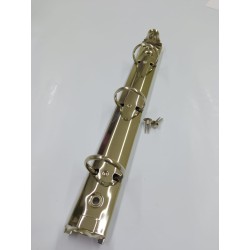 Paquete de 4 tiras de herrajes media carta 3/4