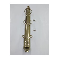 Paquete de 4 tiras de herrajes media carta 3/4