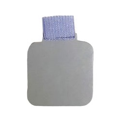 Porta plumas de vinipiel con  elástico (CUADRADO)