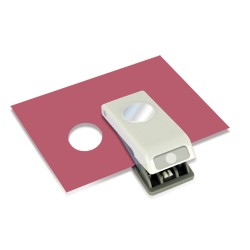 Perforadora Círculo 1 pulgada