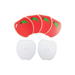 Set de 10 interiores de manzana SIN carita