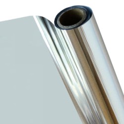 Rollo Laminado Térmico Plata Metalizado 50m