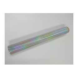 Rollo laminado térmico Plata Tornasol 5m