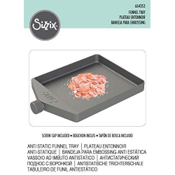 Sizzix Accesorio 664353, Bandeja para embossing, One Size, Gris