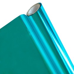 Rollo Laminado Térmico Turquesa Metalizado 5m