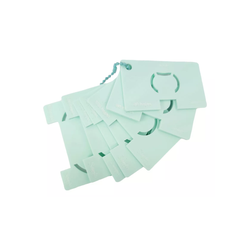 Selector de arillos en llavero color (VERDE MENTA)