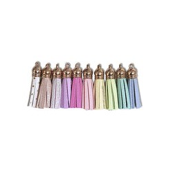 Tassels o motitas colores pastel