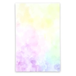 Interior 1/2 Carta SOLO color de explosión arcoíris