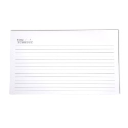 (3X2) Interior de 100 hojas Horizontal 1/4 oficio raya