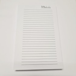 Interior para Libretas 1/4 o cuarto de Oficio "Raya"