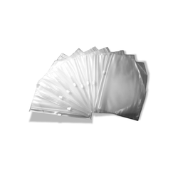 10 Micas tamaño media carta con cierre tipo ziploc