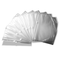 10 Micas tamaño media carta con cierre tipo ziploc