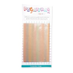 Planilla  planilla de pegamento para encuadernación térmica (10cm x 15cm)