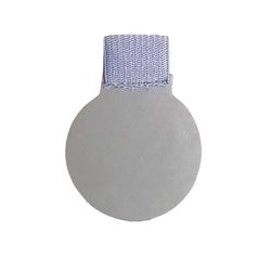 Porta plumas de vinipiel con  elástico (Circular)