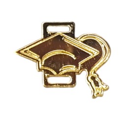 Plaquitas doradas de birrete 10pzs