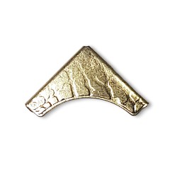 Esquina "tipo craquelado" de "1.50cm" color oro