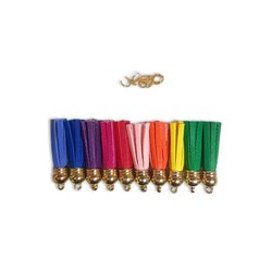 Tassels o motitas de 10 colores distintos