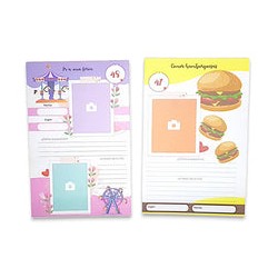 Interior "100 citas juntos" 54 hojas o 108 páginas