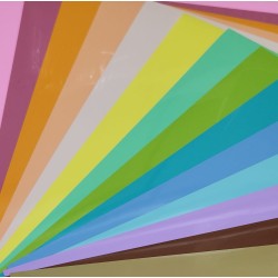 Paquete de 14 Hojas A4 vinil textil puff colores pastel