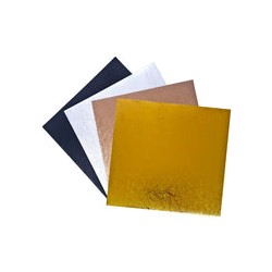 4 viniles Acabado Metálico texturizados color. Oro, Plata, Negro y Rosa oro