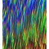 Rollo de laminado térmico holografico de 25m x 30cm  tipo "tormenta"