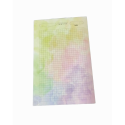 3X2 Interior 100 hojas Media carta Explosión arcoiris