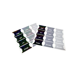 Paquete de 6 pestañas o 1 de tu selección de meses laminadas y cortadas de tu selección