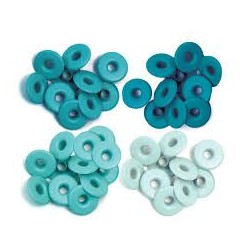 Eyelets Wide Aqua