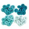 Eyelets Wide Aqua