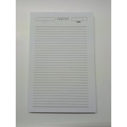 3x2 Interior para Libretas de media carta "Raya"