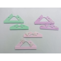 Reglitas para redondear cartón gris y 135°