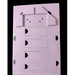 Reglitas universales para calendarios Acrilicas