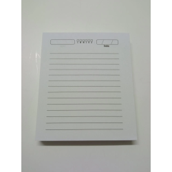 3X2 Libreta raya memorándum