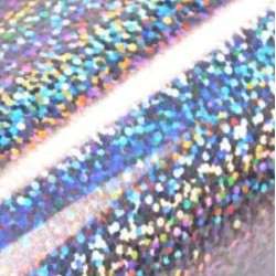 Rollo Laminado Termico Holografico plata pixel
